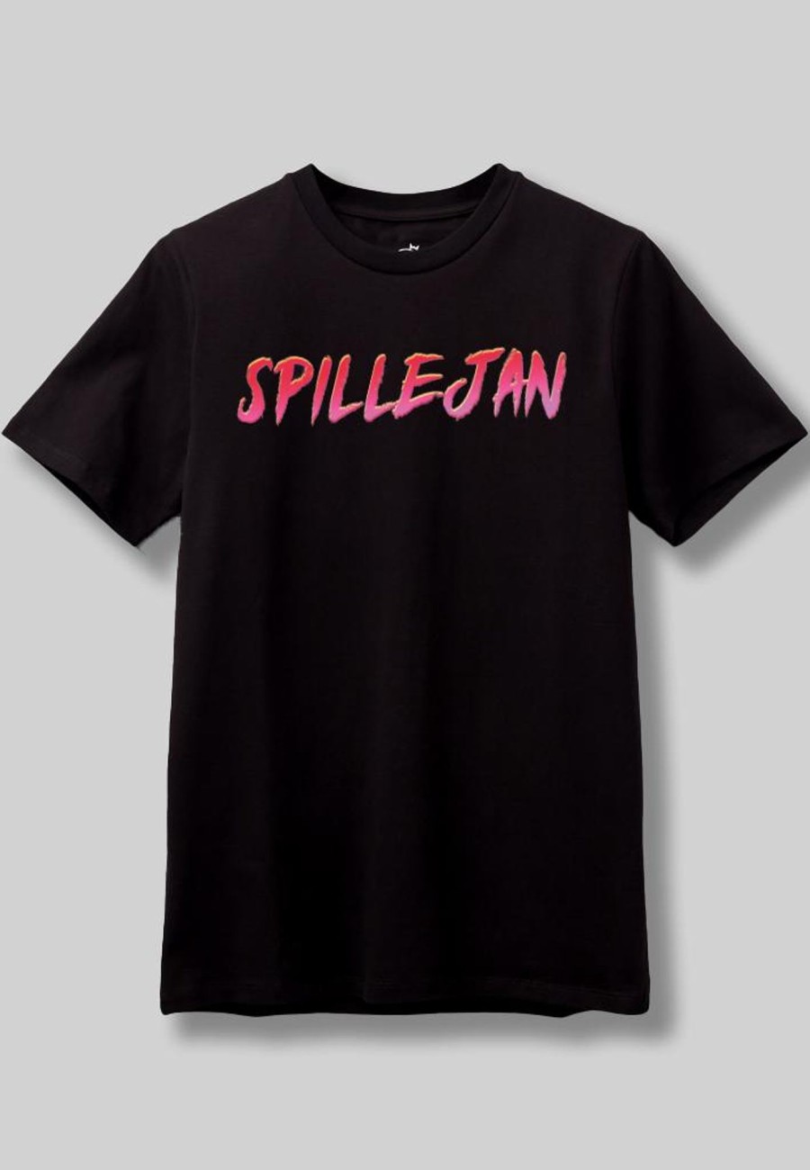 Toj Spillejan | Spillejan / Text Logo - Sort Tee