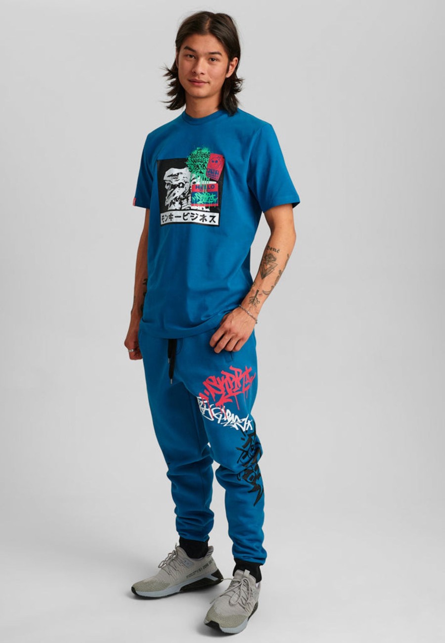 Toj FirstGrade | Firstgrade "Graffiti" Tee - Azure Blue