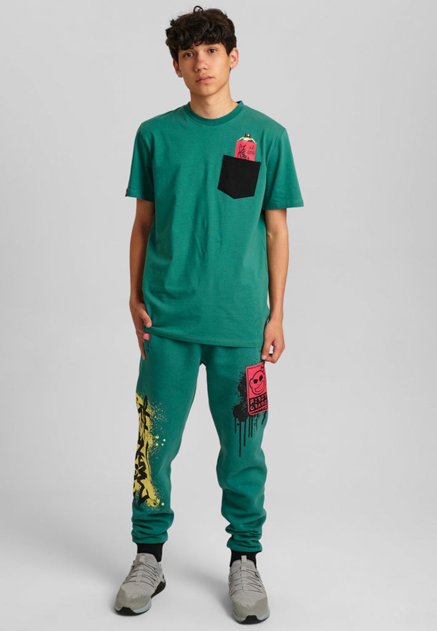 Toj FirstGrade | Firstgrade "Graffiti" Tee - Dragons Green