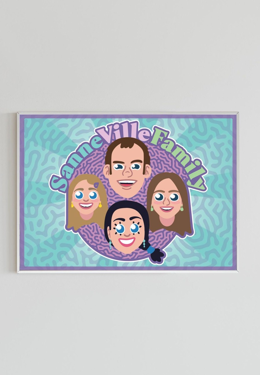 Tilbehor SanneVilleFamily | Sannevillefamily Plakat Emoji