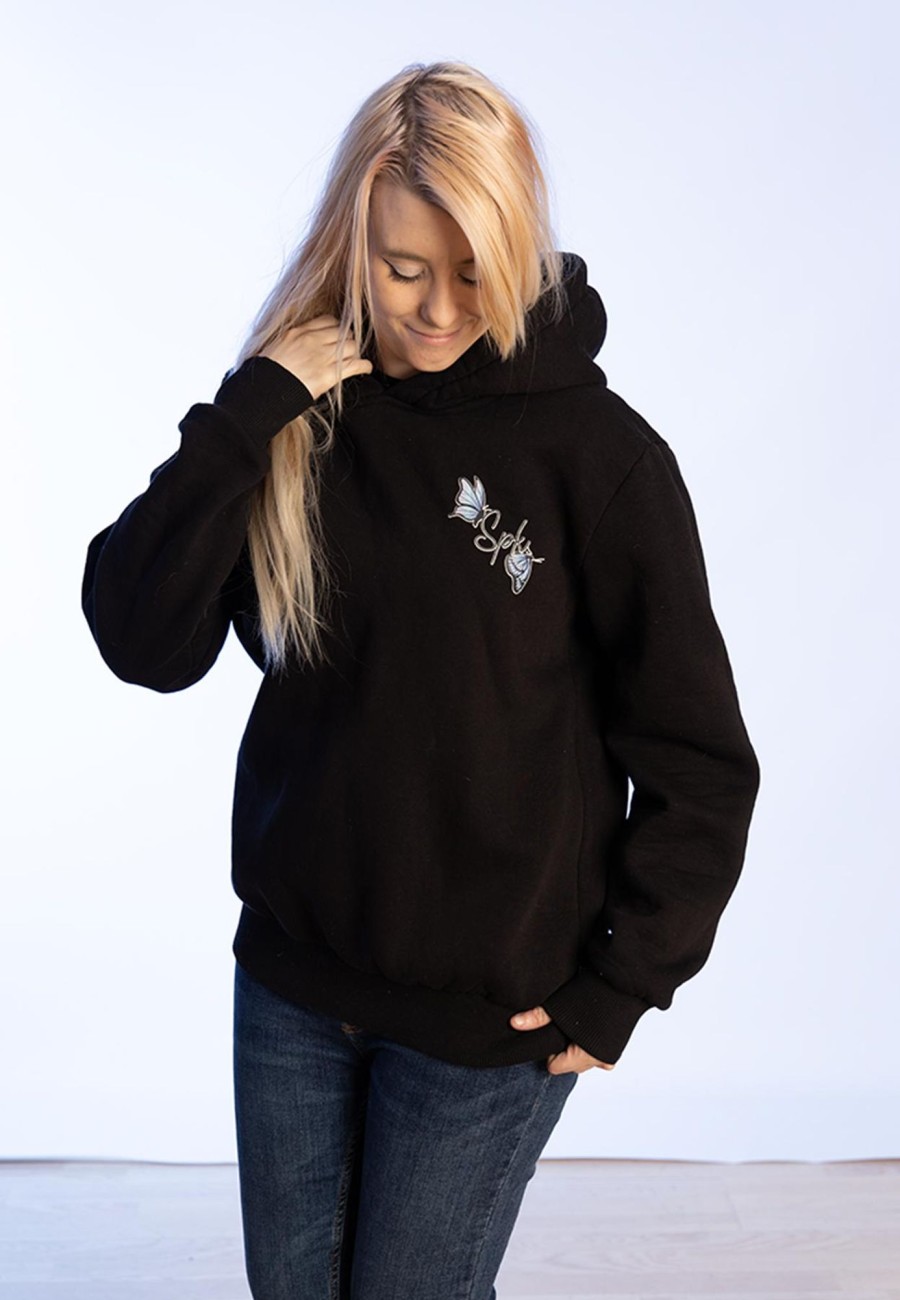 Toj SuperPinkyKitty | Superpinkykitty - Sort Hoodie