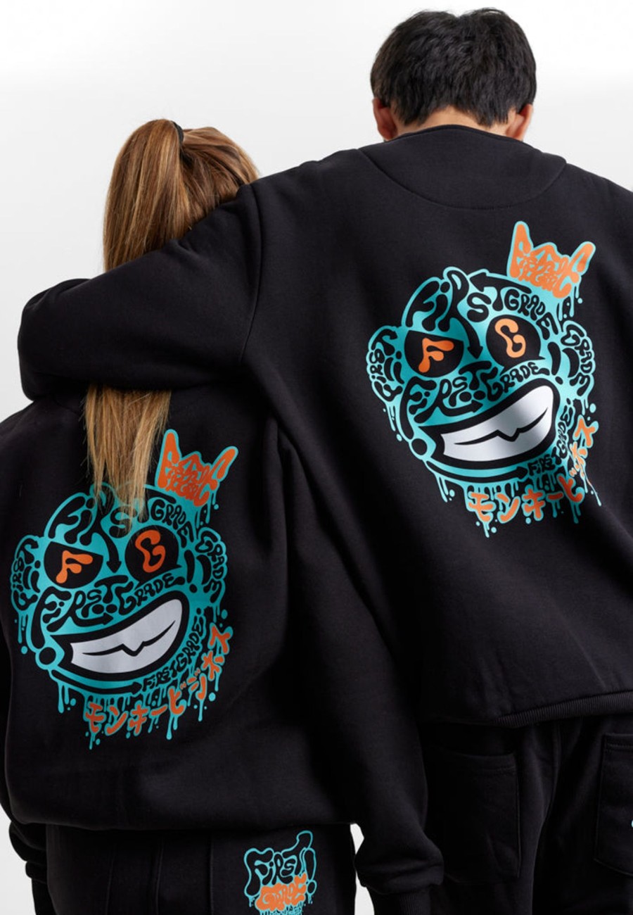 Toj FirstGrade | Fg Trippy Ape Crewneck - Sort