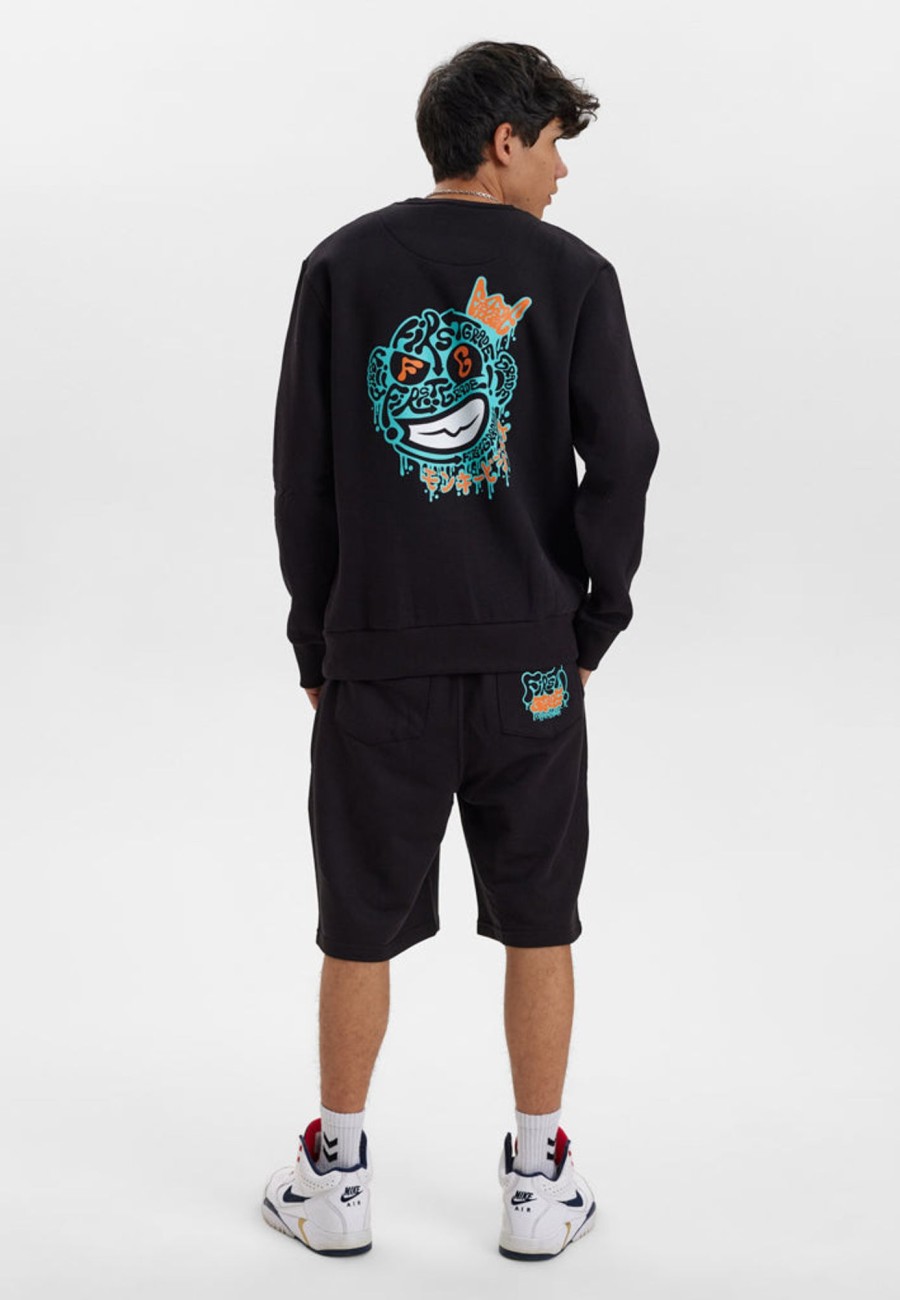 Toj FirstGrade | Fg Trippy Ape Crewneck - Sort