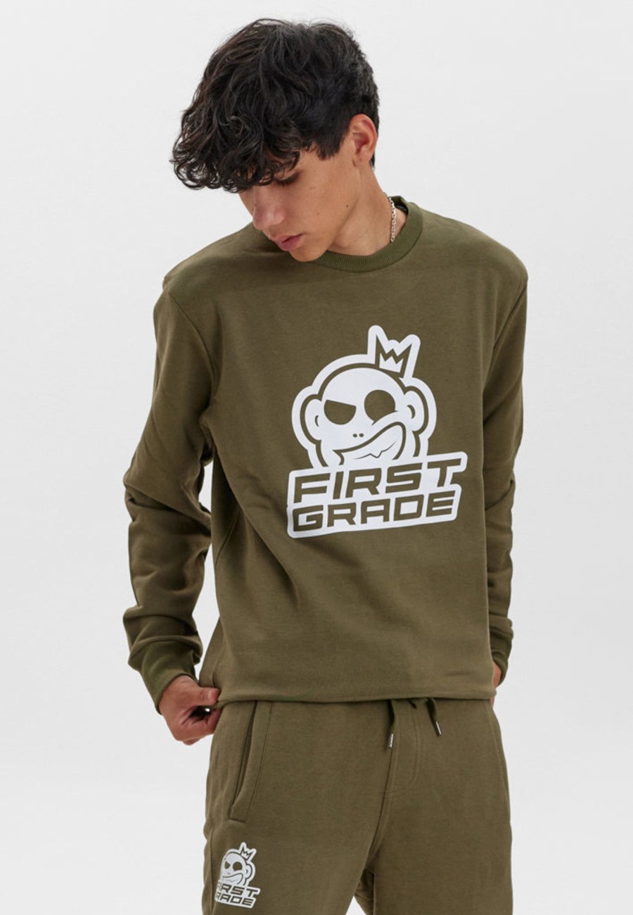 Toj FirstGrade | Firstgrade - Club - Armygron Crewneck