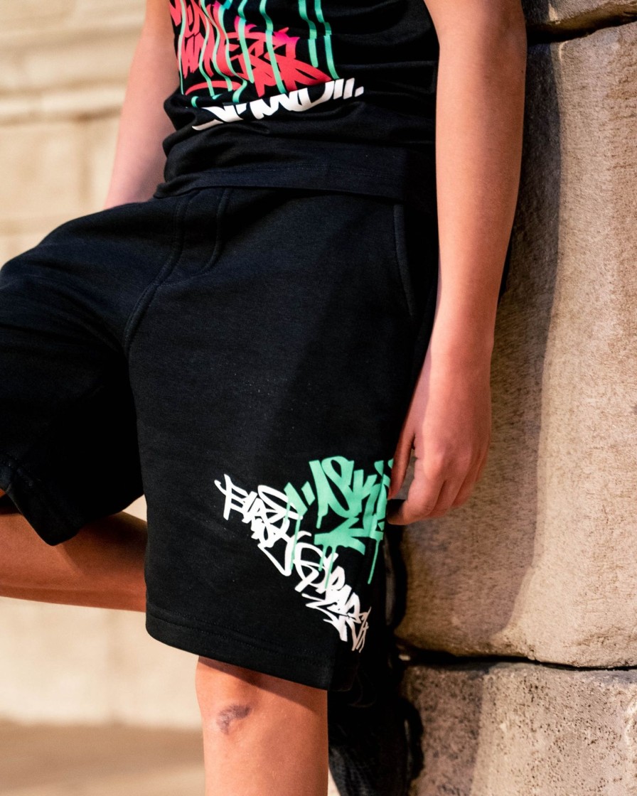 Toj FirstGrade | Firstgrade "Graffiti" Shorts - Black