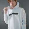 Toj Flamesman1 | Flamesman1 - Sort Logo Text / Hvid Hoodie