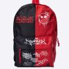 Tilbehor Guldborg | Guldborg - Red Grafitti - Backpack / Skoletaske