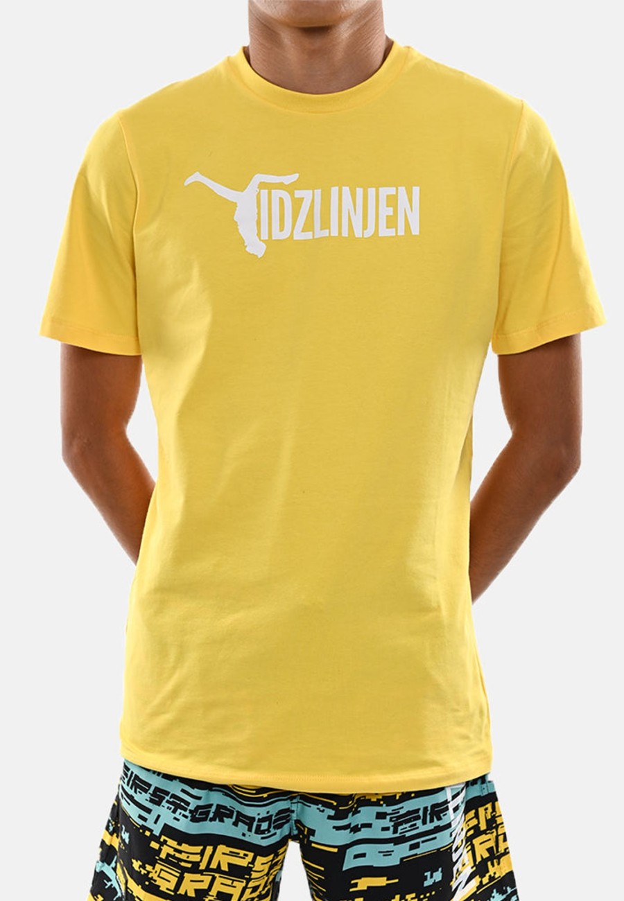 Toj Tidzlinjen | Tidzlinjen "Backflip Logo" - Gul Tee