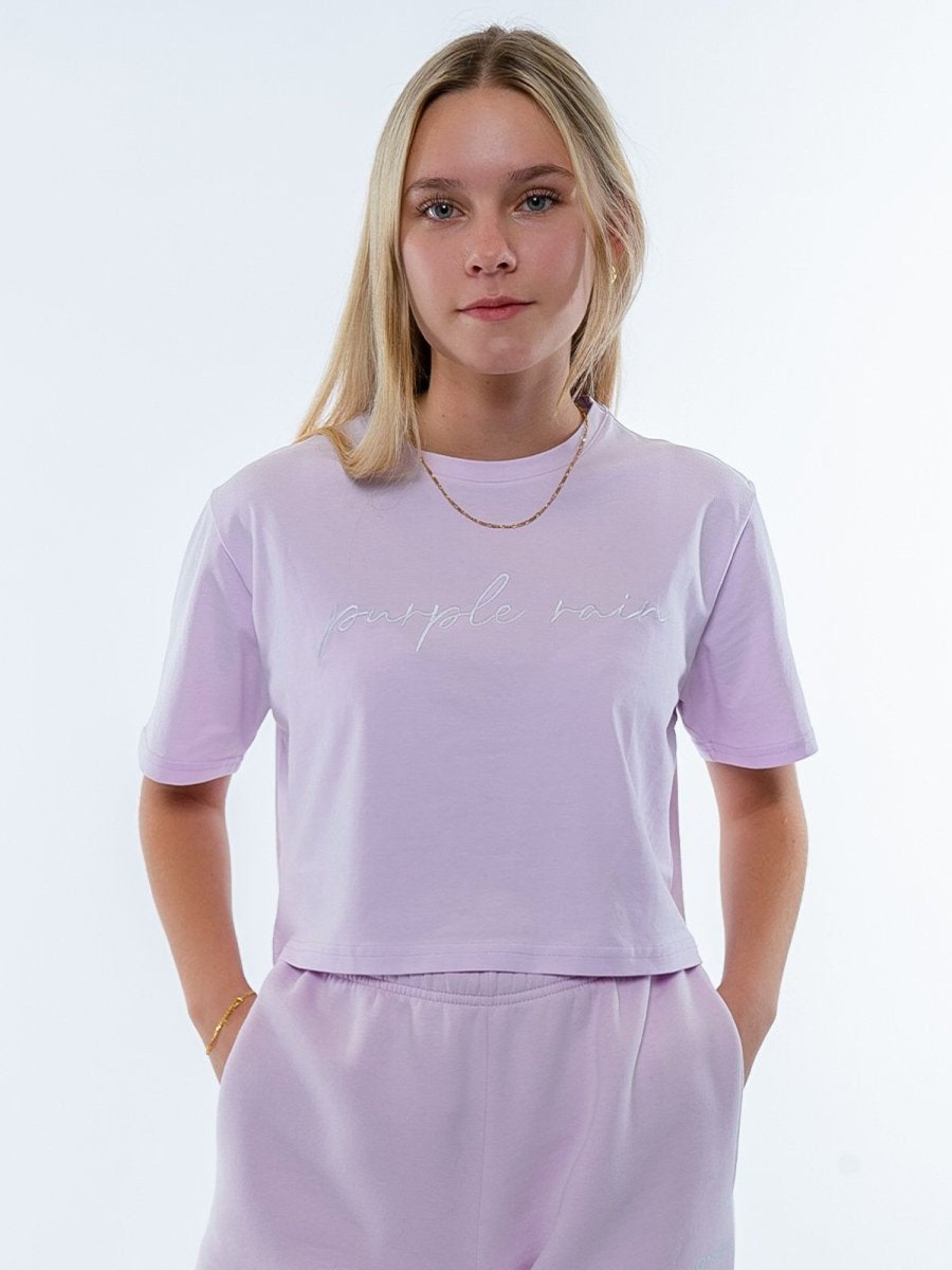 Toj ONME | Purple Rain Cropped Tee